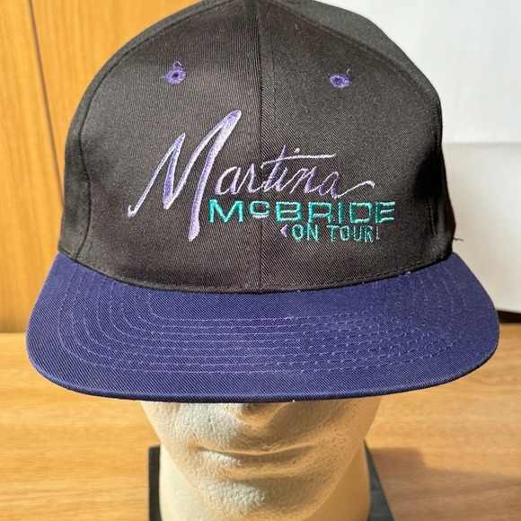 Vintage Martina McBride "On Tour" Concert Tour‎ Snapback Hat Cap - Picture 1 of 7